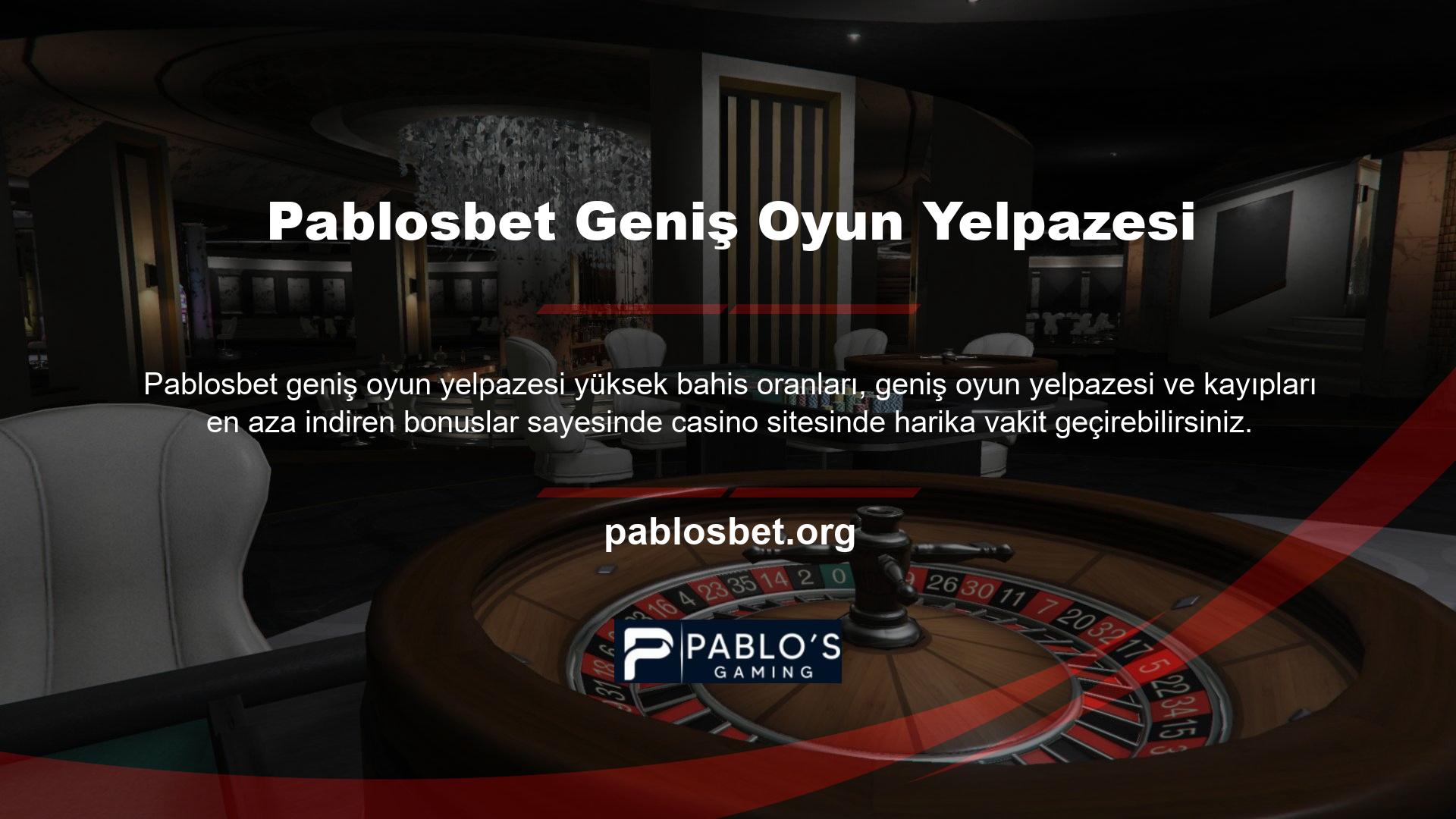 Bugünden itibaren Pablosbet Gaming ve Casino web sitesinin kesintisiz giriş adresi Pablosbet
